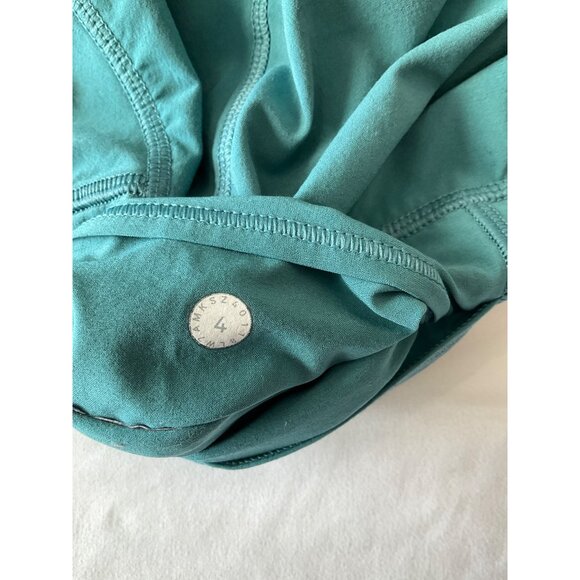 Lululemon Play Off The Pleats Short 3" Sea Green size 4 - Picture 5 of 5